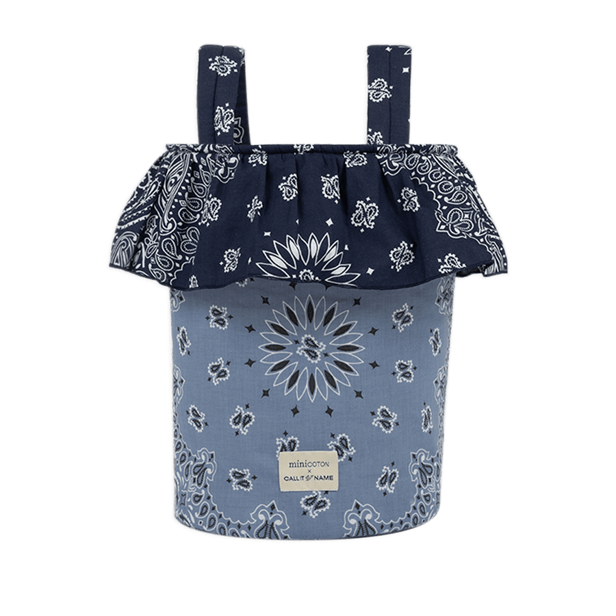 Basket - Chambray / Navy - Minicoton