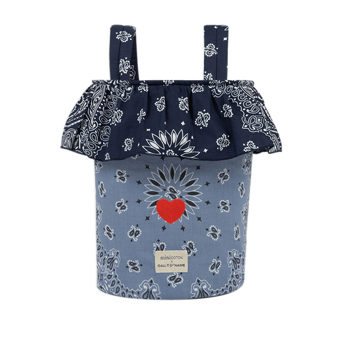 Basket - Chambray / Navy - Minicoton