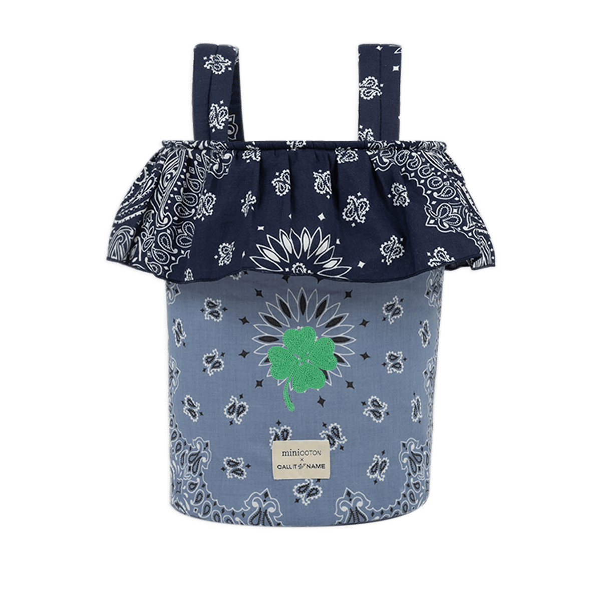 Basket - Chambray / Navy - Minicoton