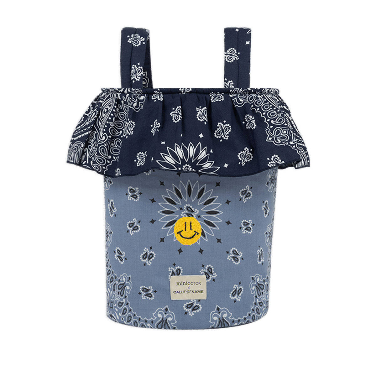Basket - Chambray / Navy - Minicoton
