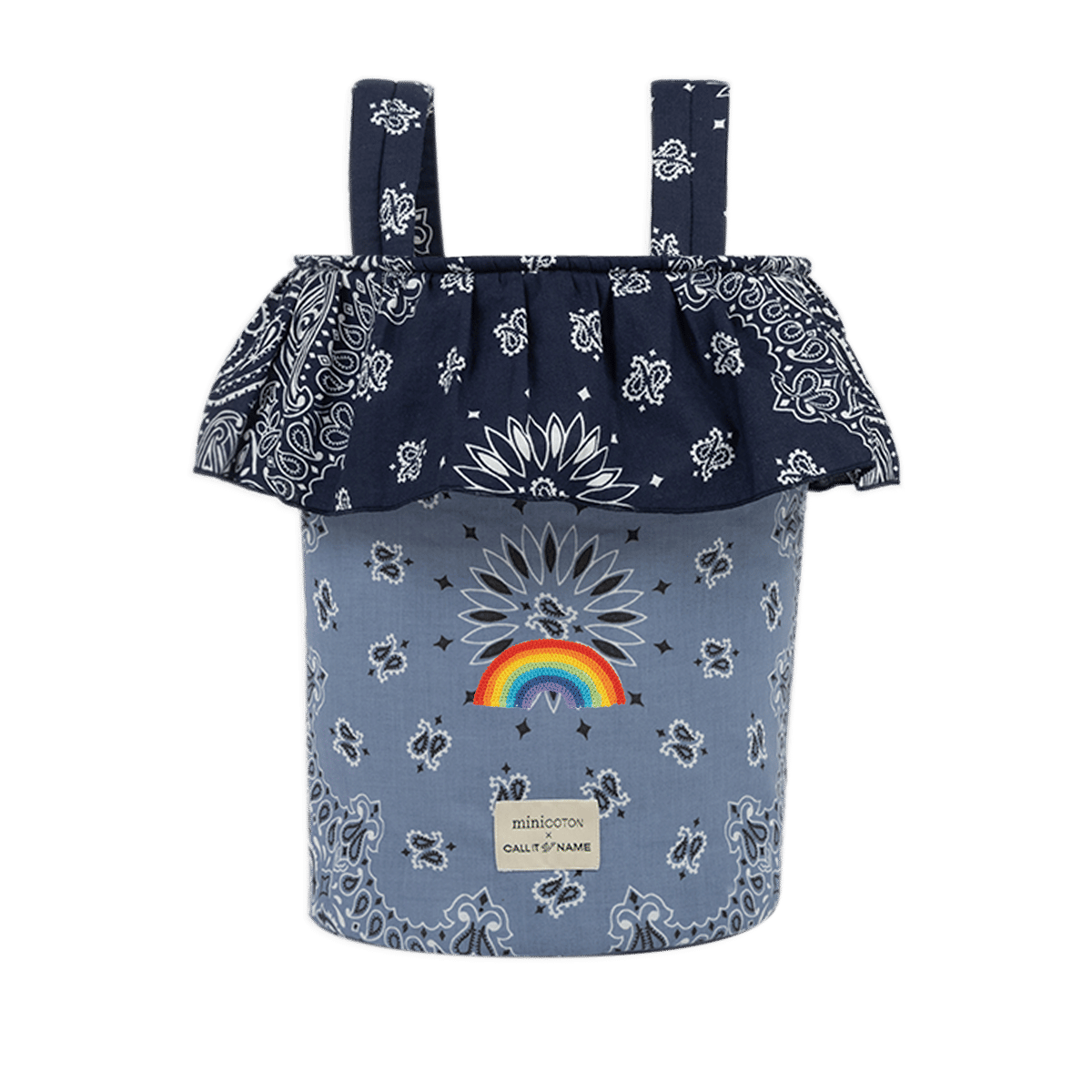 Basket - Chambray / Navy - Minicoton