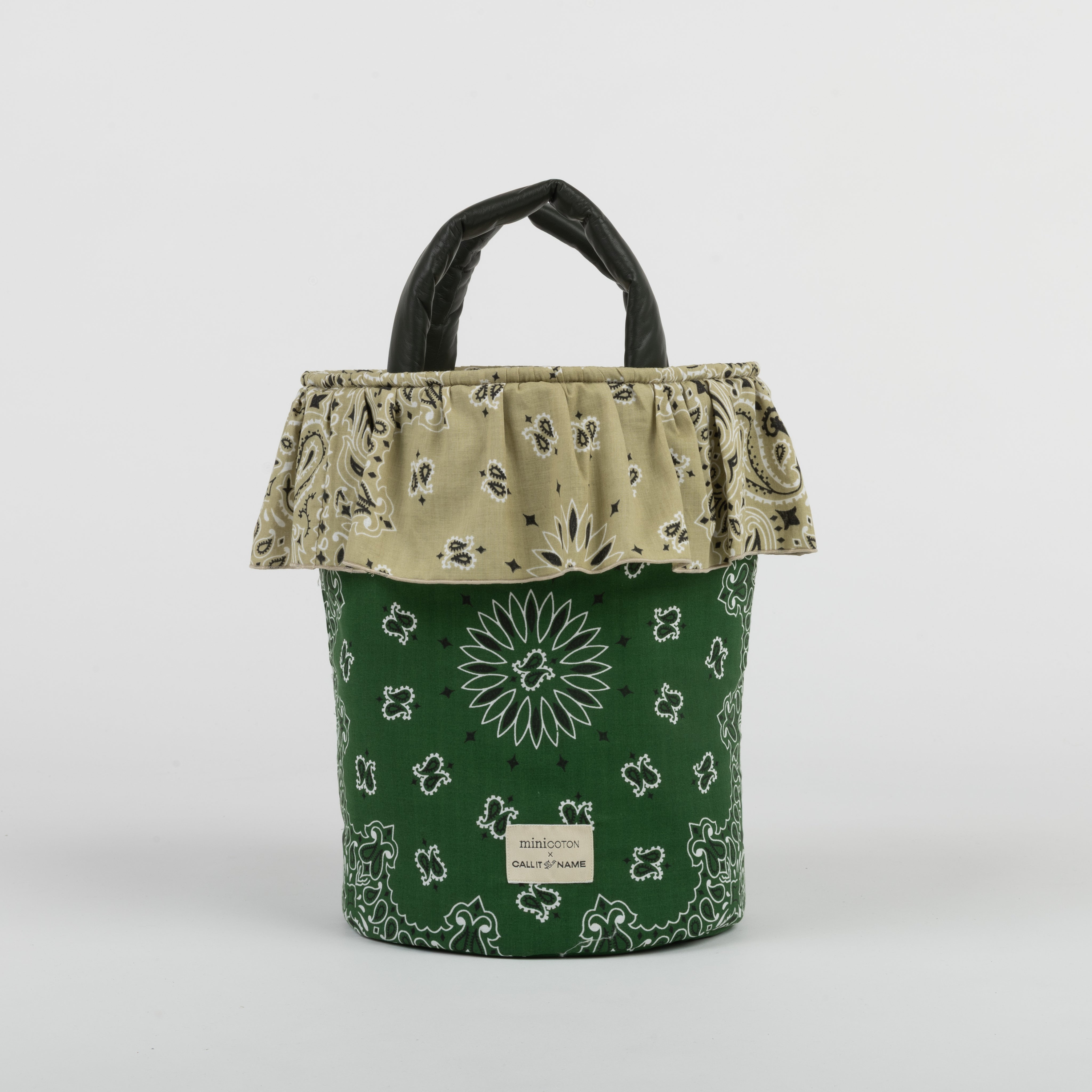 Basket - Weekend Green / Beige - Minicoton