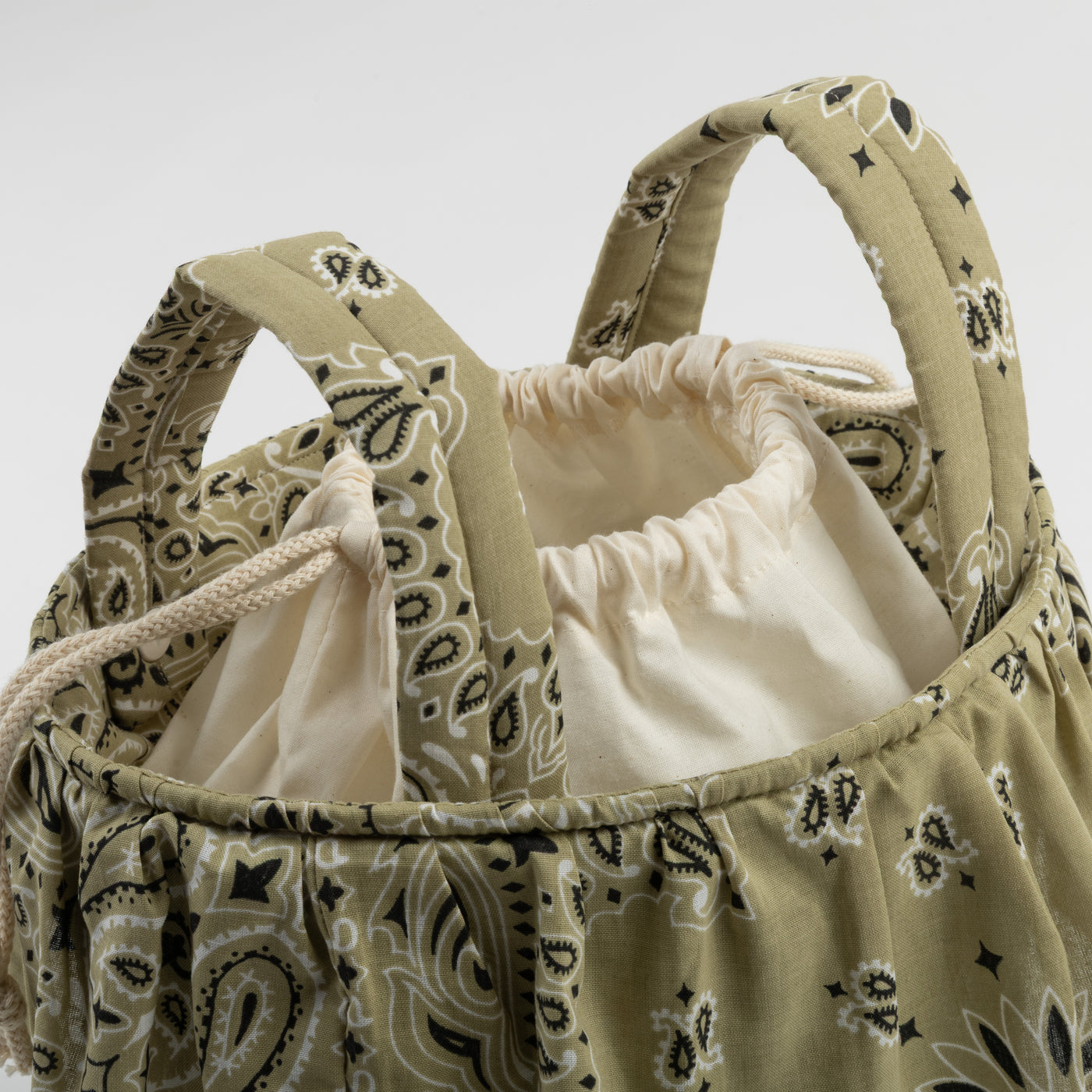 Basket - Weekend Green / Beige - Minicoton