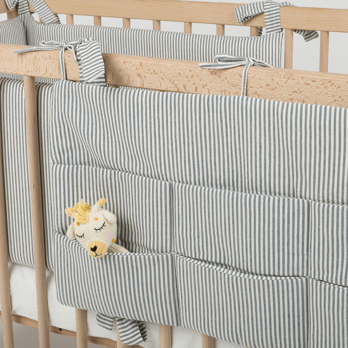 Organizador Cuna Oxford Denim - Minicoton