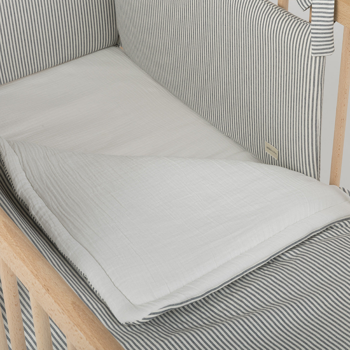 Colcha + Funda Almohada Oxford Denim - Minicoton
