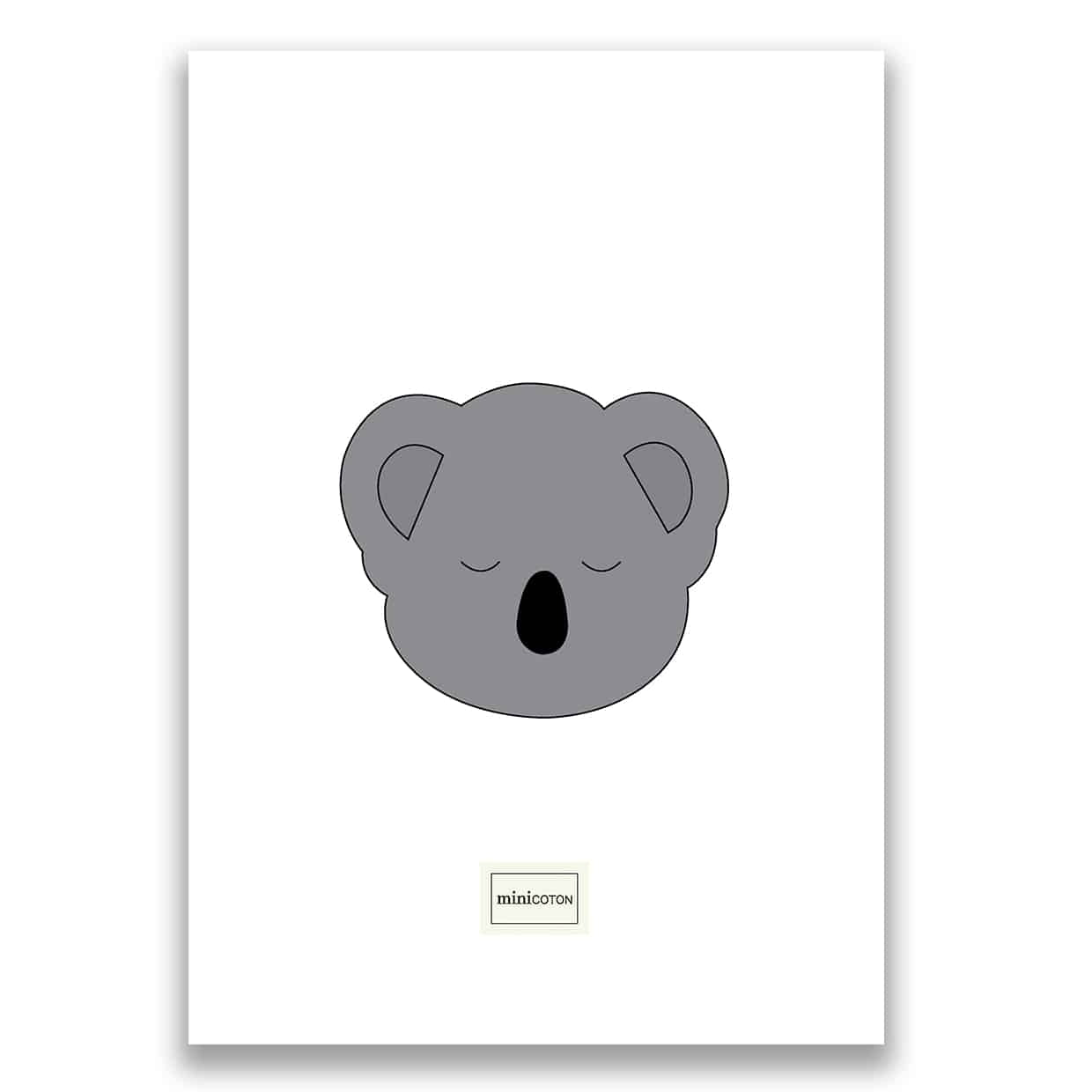 Lámina Koala - Minicoton