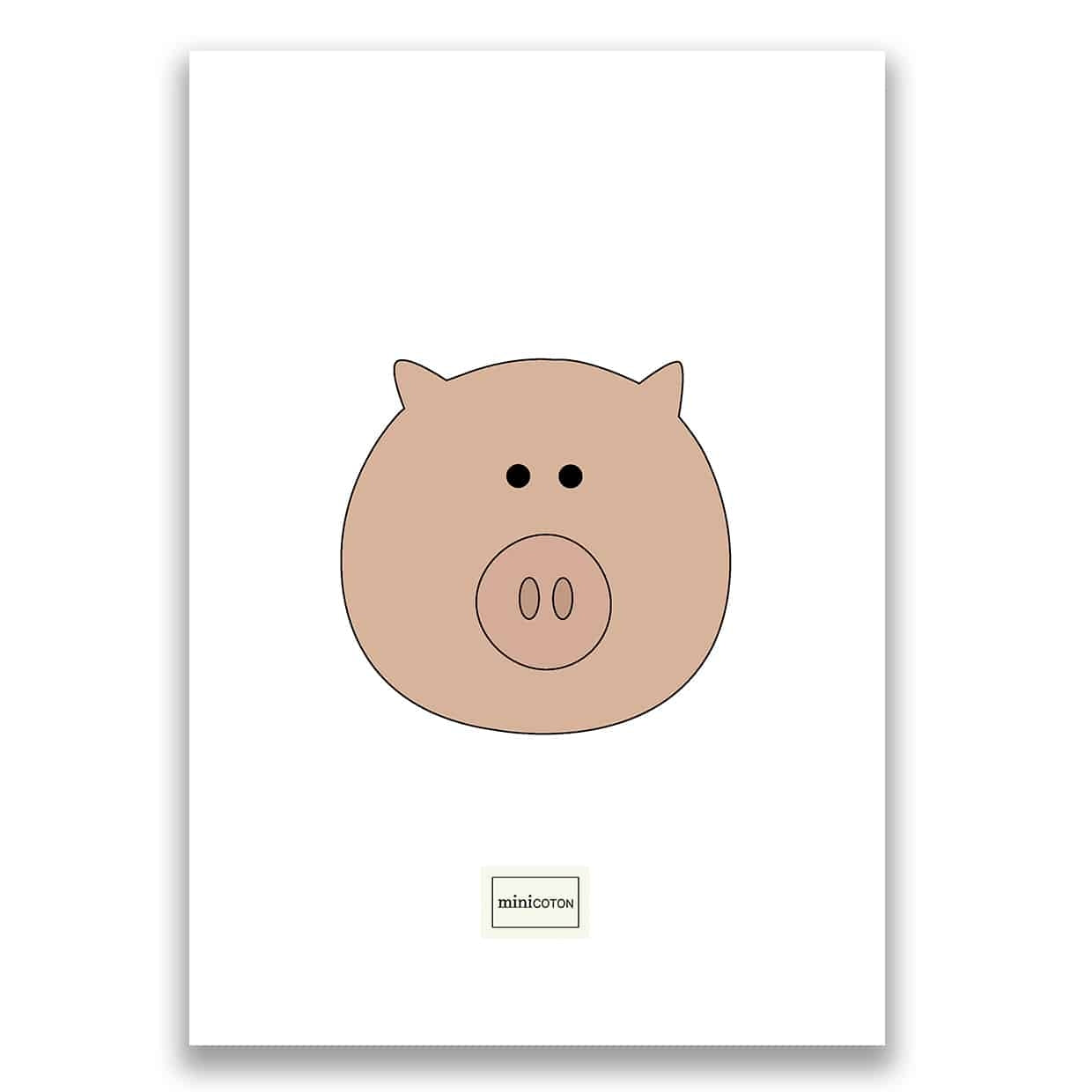 Lámina Pig - Minicoton