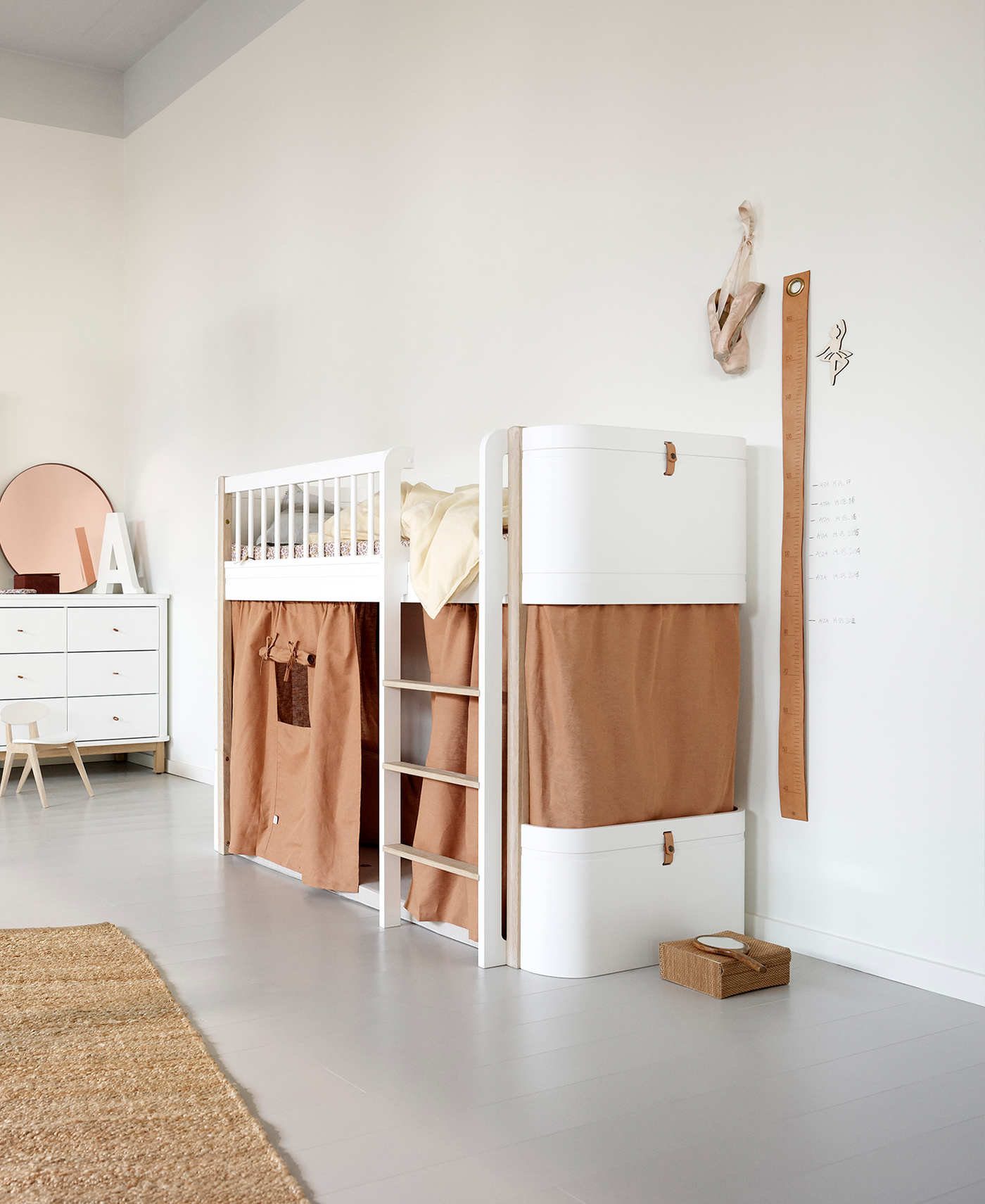 Lit mezzanine bas Wood Mini+ Oliver Furniture