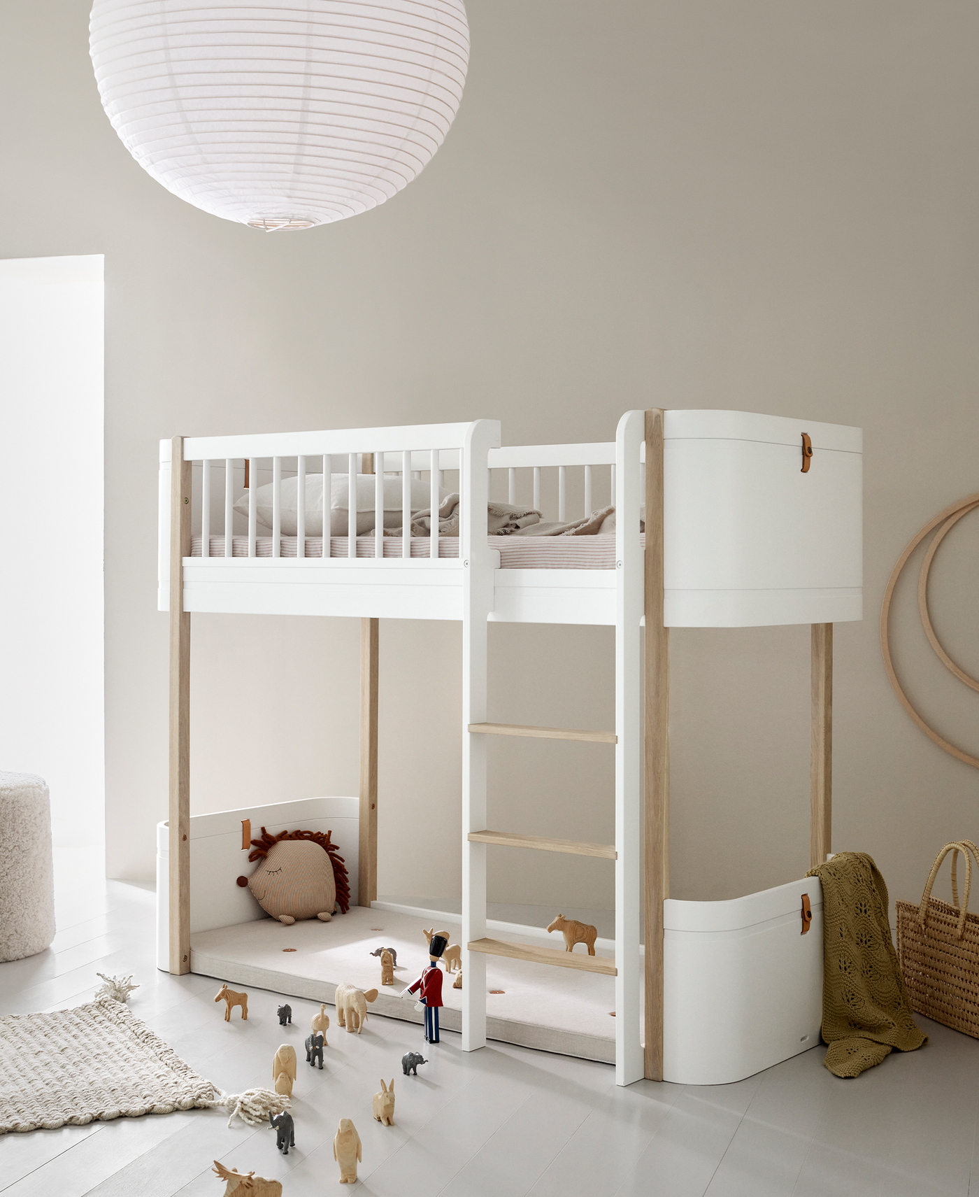 Lit mezzanine bas Wood Mini+ Oliver Furniture