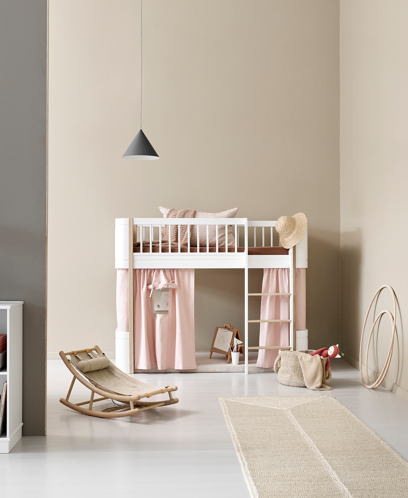 Lit mezzanine bas Wood Mini+ Oliver Furniture