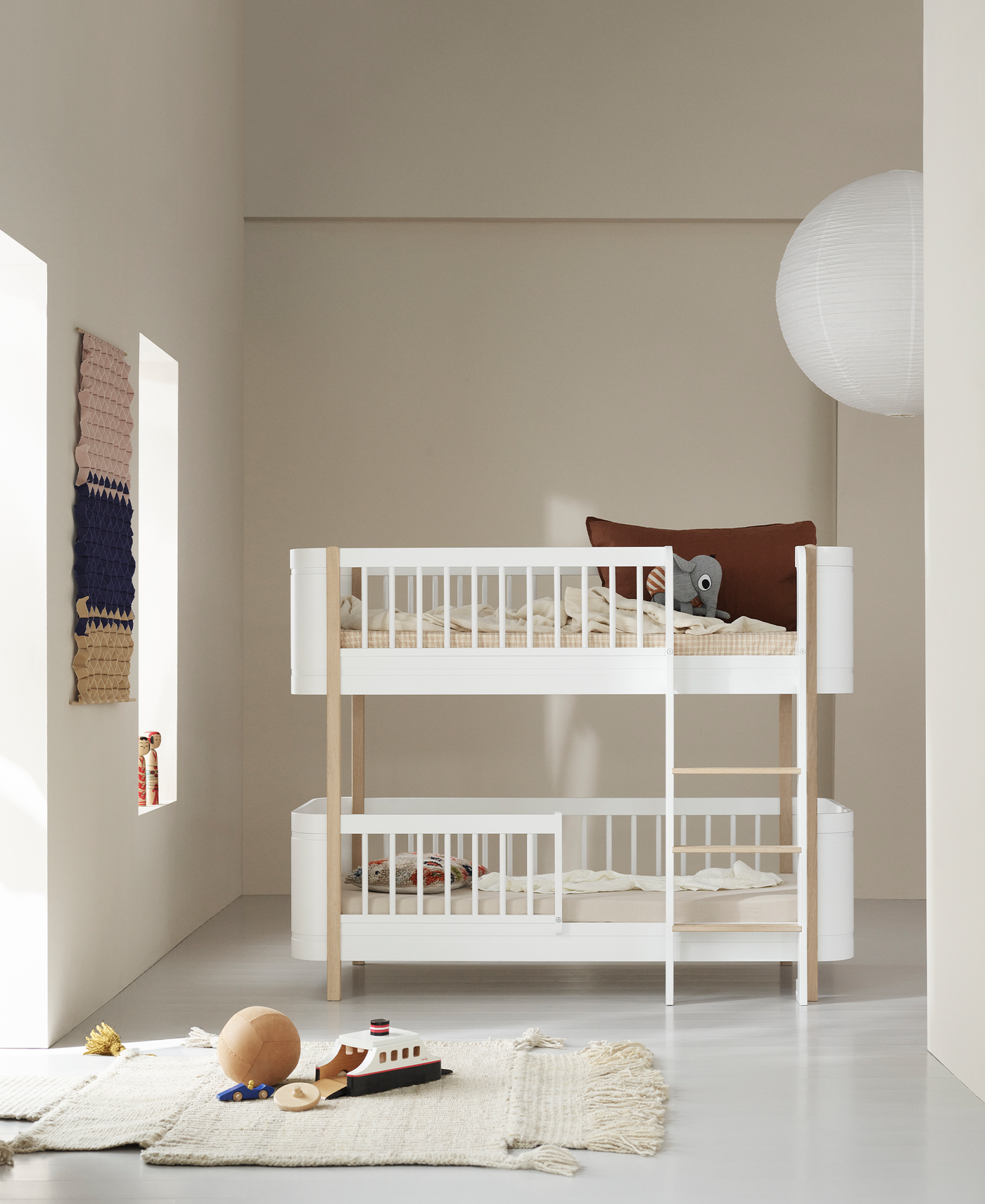Cama Beliche Baixa Wood Mini+ Oliver Furniture