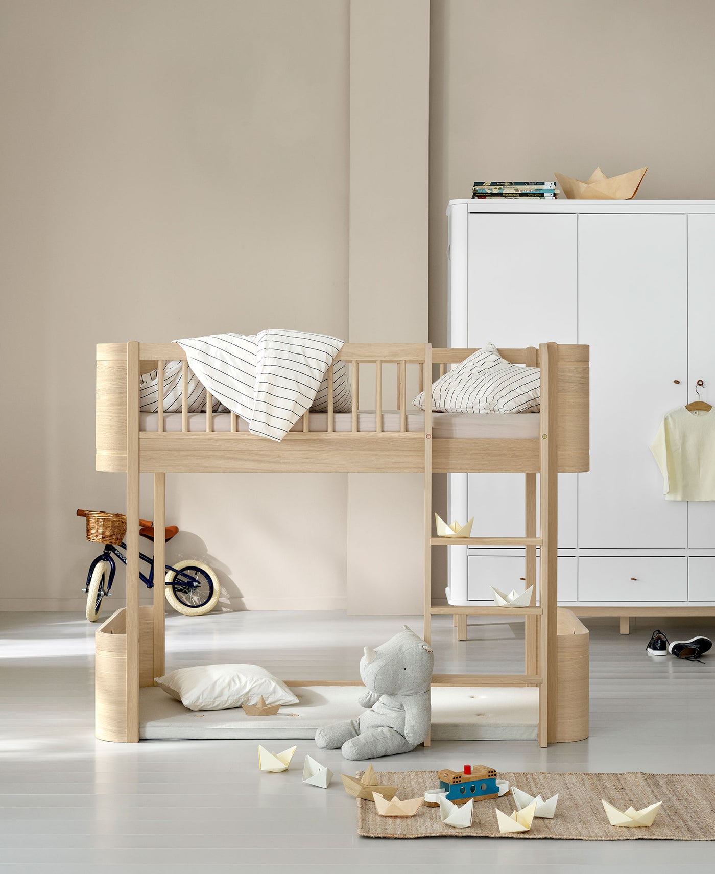 Lit mezzanine bas Wood Mini+ Oliver Furniture