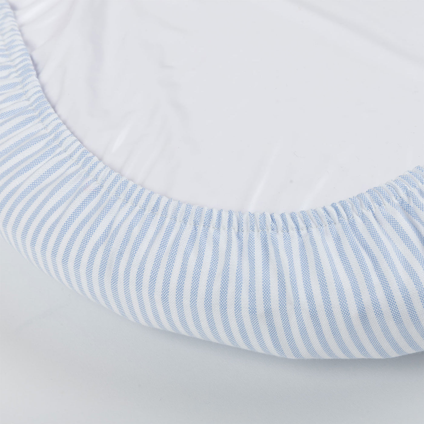 Oxford Blue Stripes Fitted Sheet