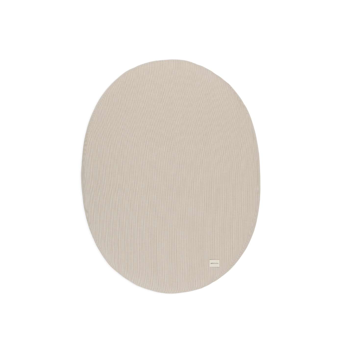 stokke beige Stokke mini Fitted Sheet Beige Stripes · Minicoton