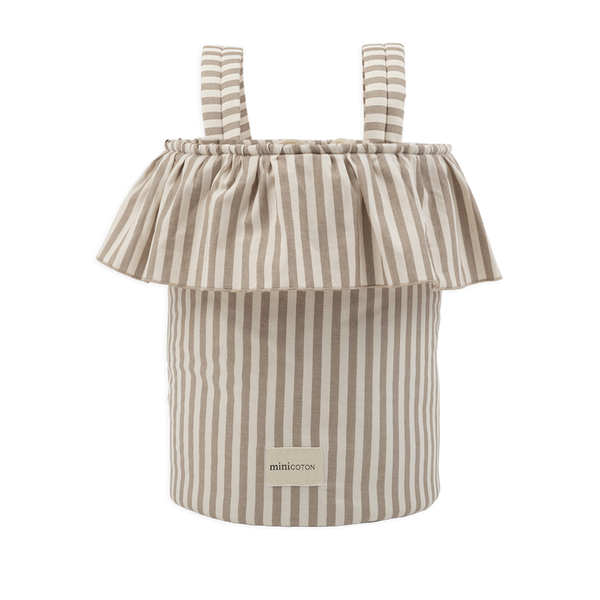 Basket Beige Stripes · Minicoton