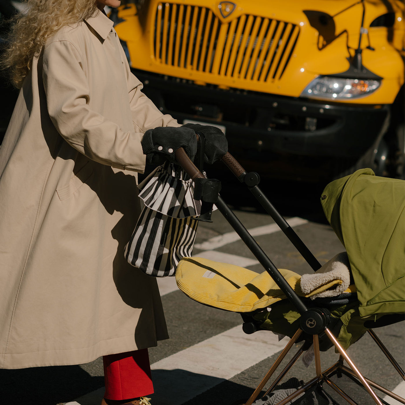 Basket Rayas - Black + White