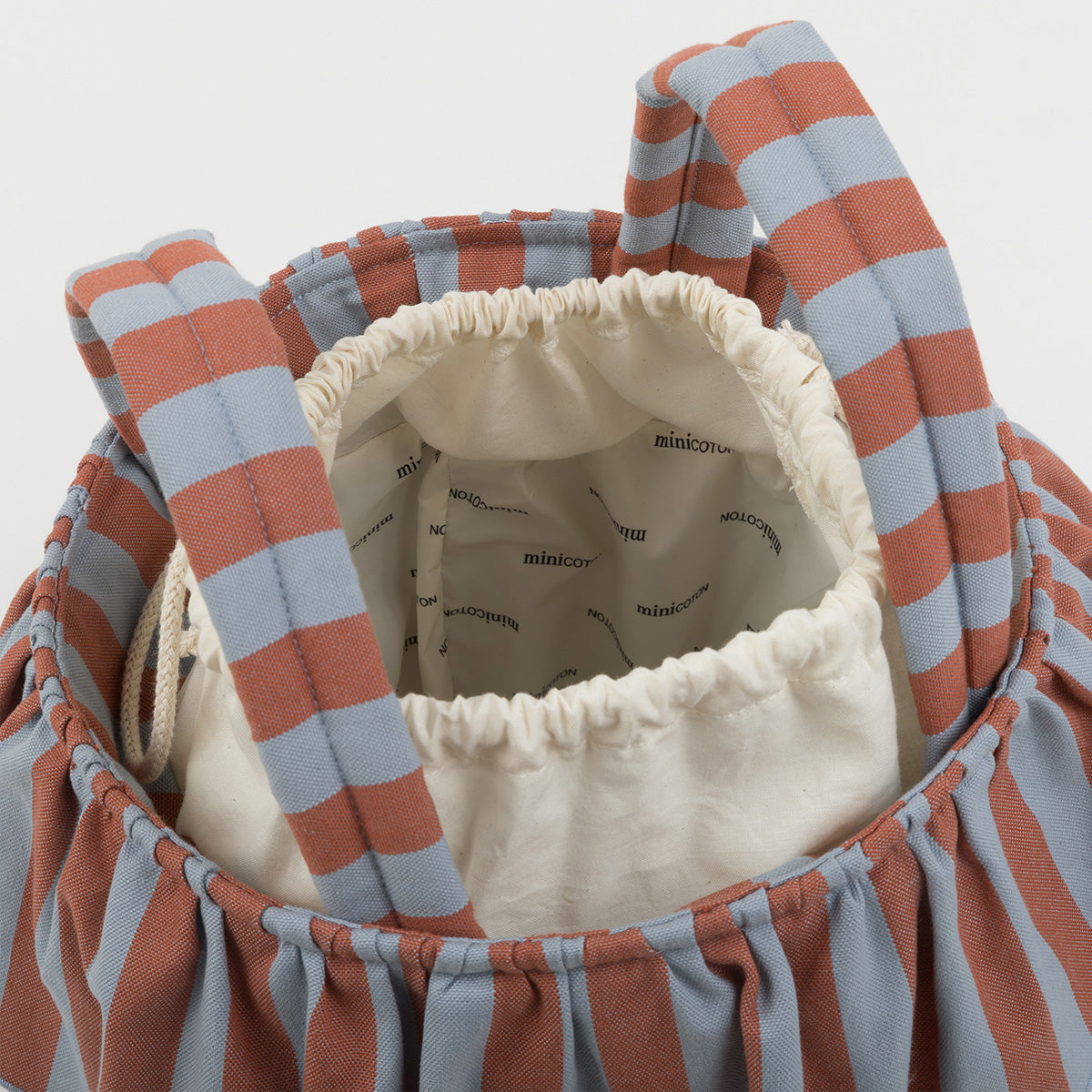 Basket Rayas - Red + Blue