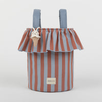 Basket Rayas - Red + Blue