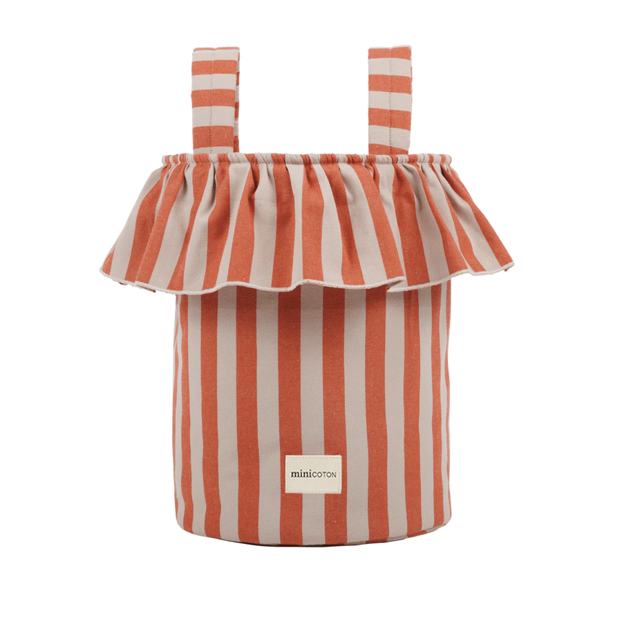 Basket Rayas - Rose + Red
