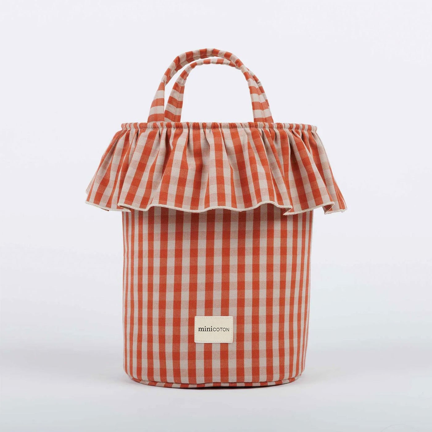 Basket Vichy - Rose + Rouge