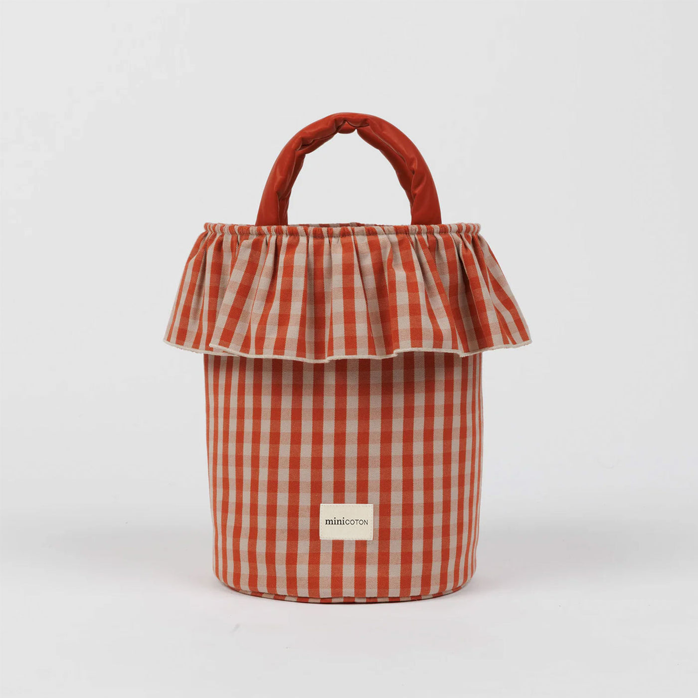 Basket Vichy - Rose + Rouge