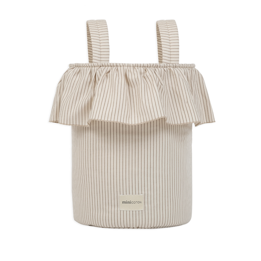 Cesto Mini Beige Stripes