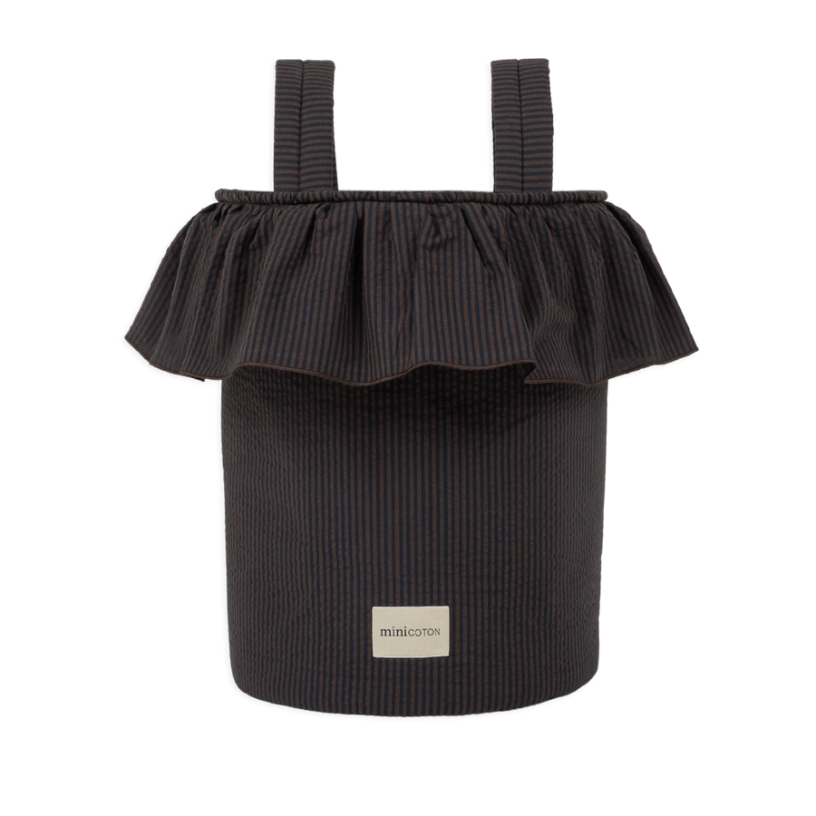 Basket Riscas Caramelo