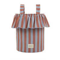 Basket Rayas - Red + Blue