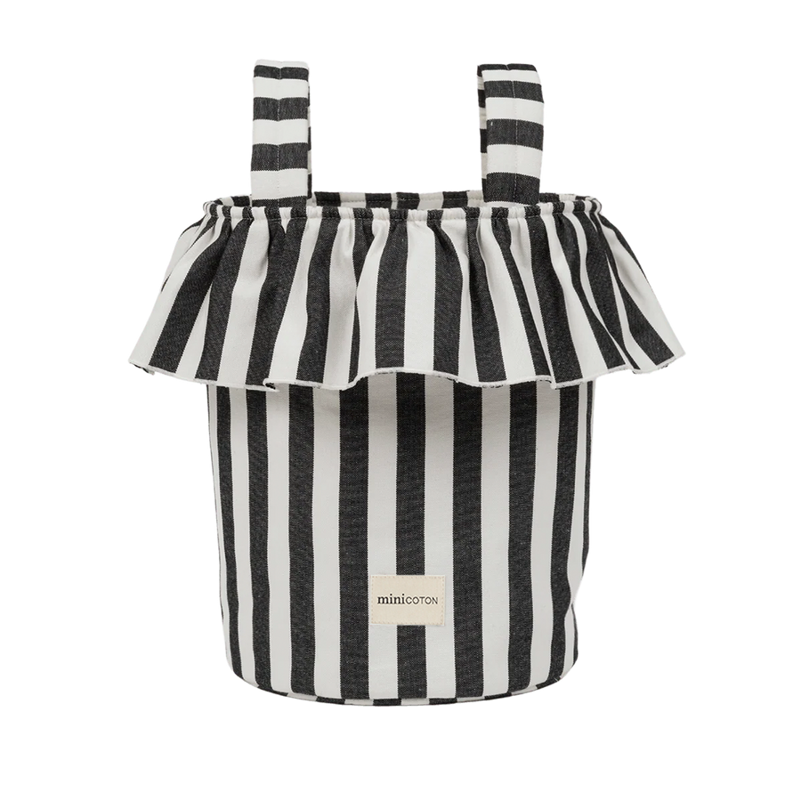 Basket Rayas - Black + White