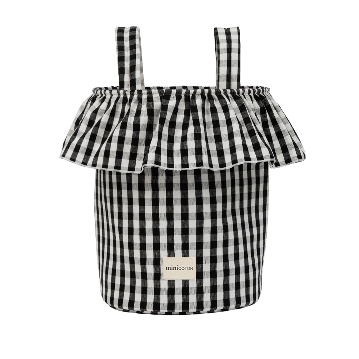 Basket Vichy - Black + White