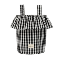 Cesto Vichy - Black + White