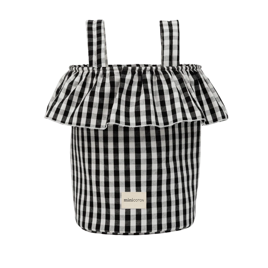Basket Vichy - Black + White