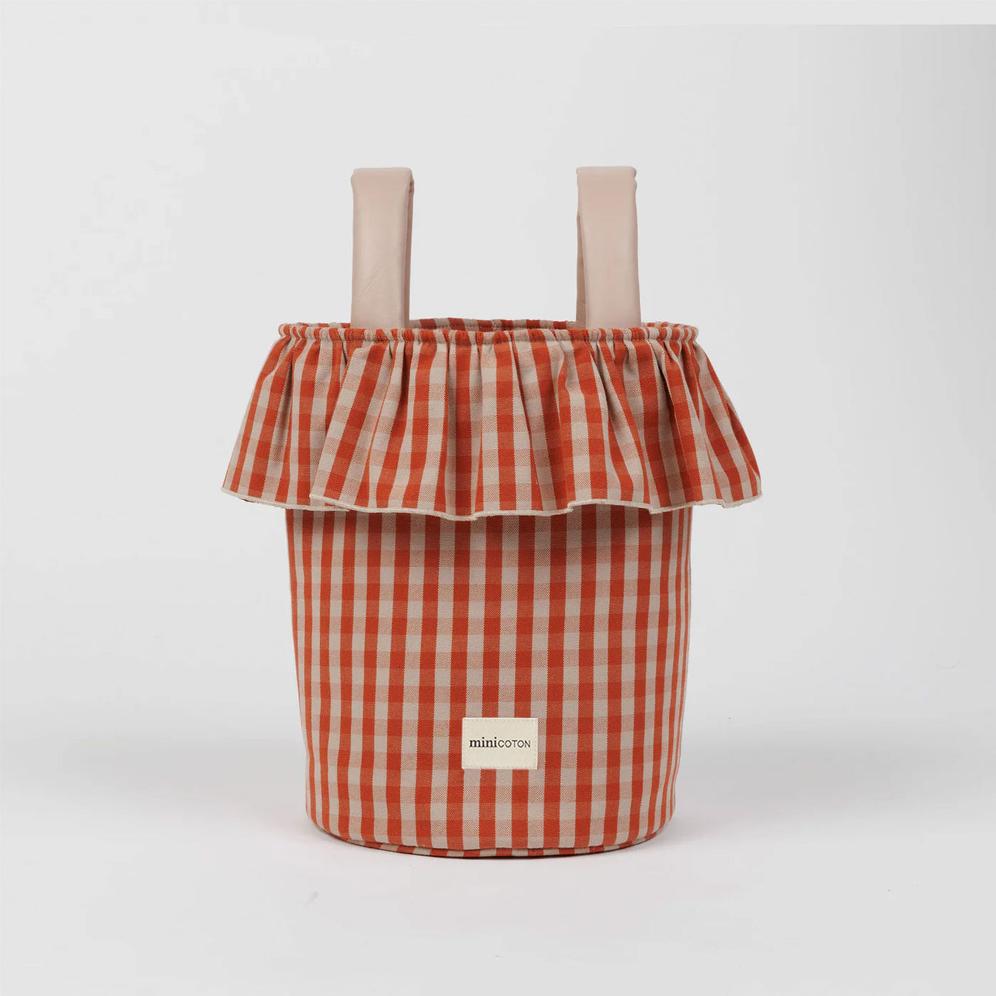 Basket Vichy - Rose + Rouge