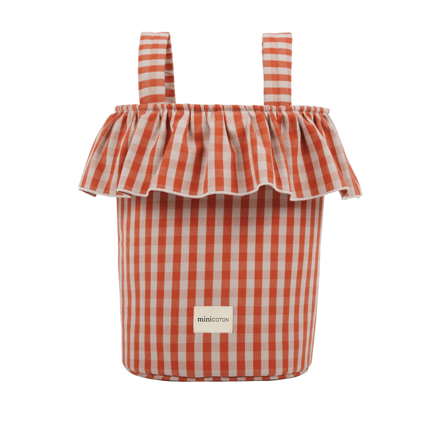 Basket Vichy - Rose + Rouge
