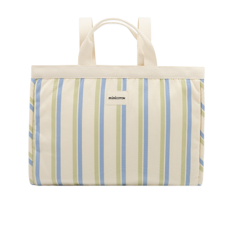 Bolsa Flat Apple + Blue - PRE ORDER