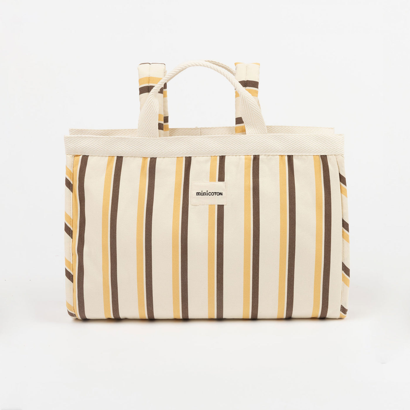 Bolsa Flat Choco + Yellow - PRE ORDER