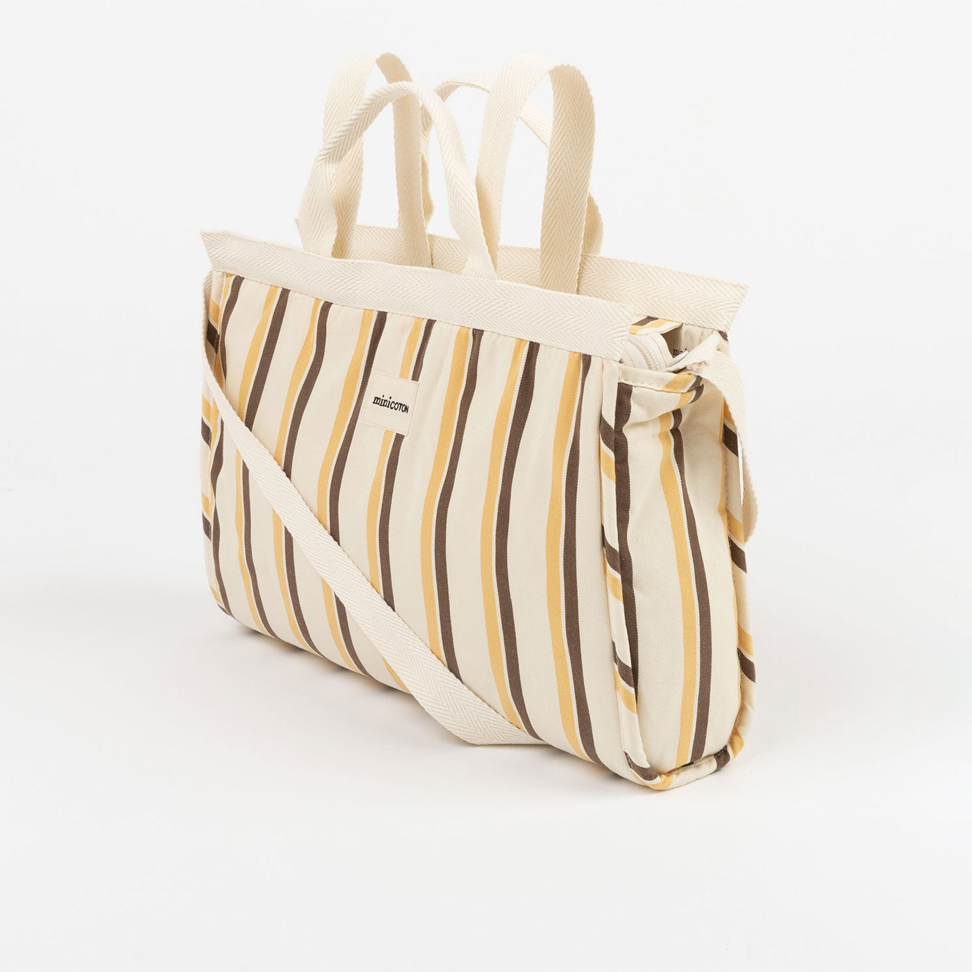 Bolsa Flat Choco + Yellow - PRE ORDER