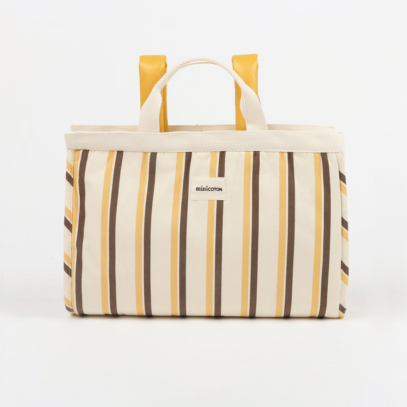 Bolsa Flat Choco + Yellow - PRE ORDER