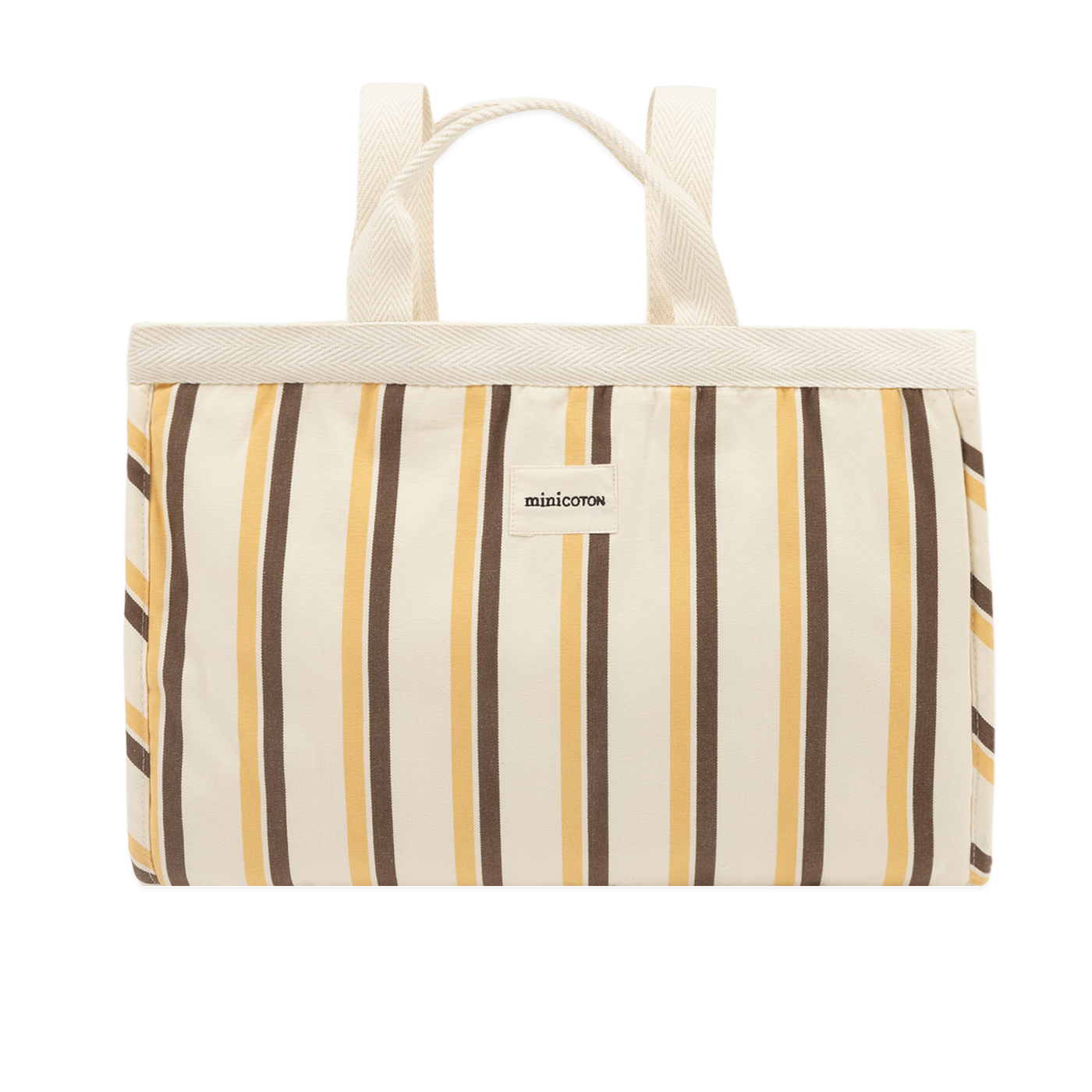Bolsa Flat Choco + Yellow - PRE ORDER