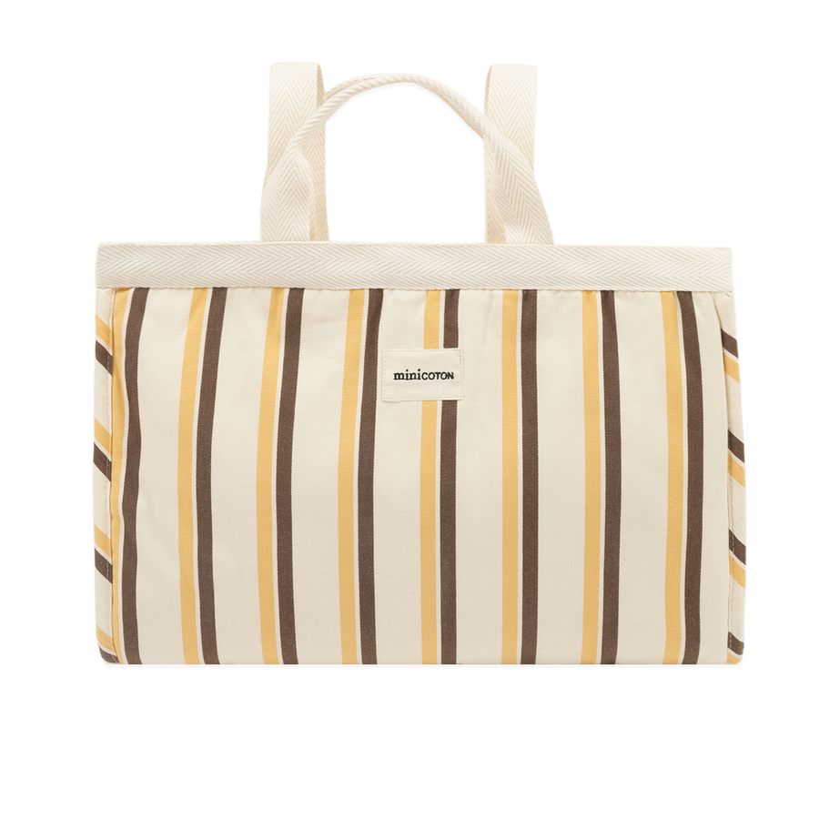 Bolsa Flat Choco + Yellow - PRE ORDER