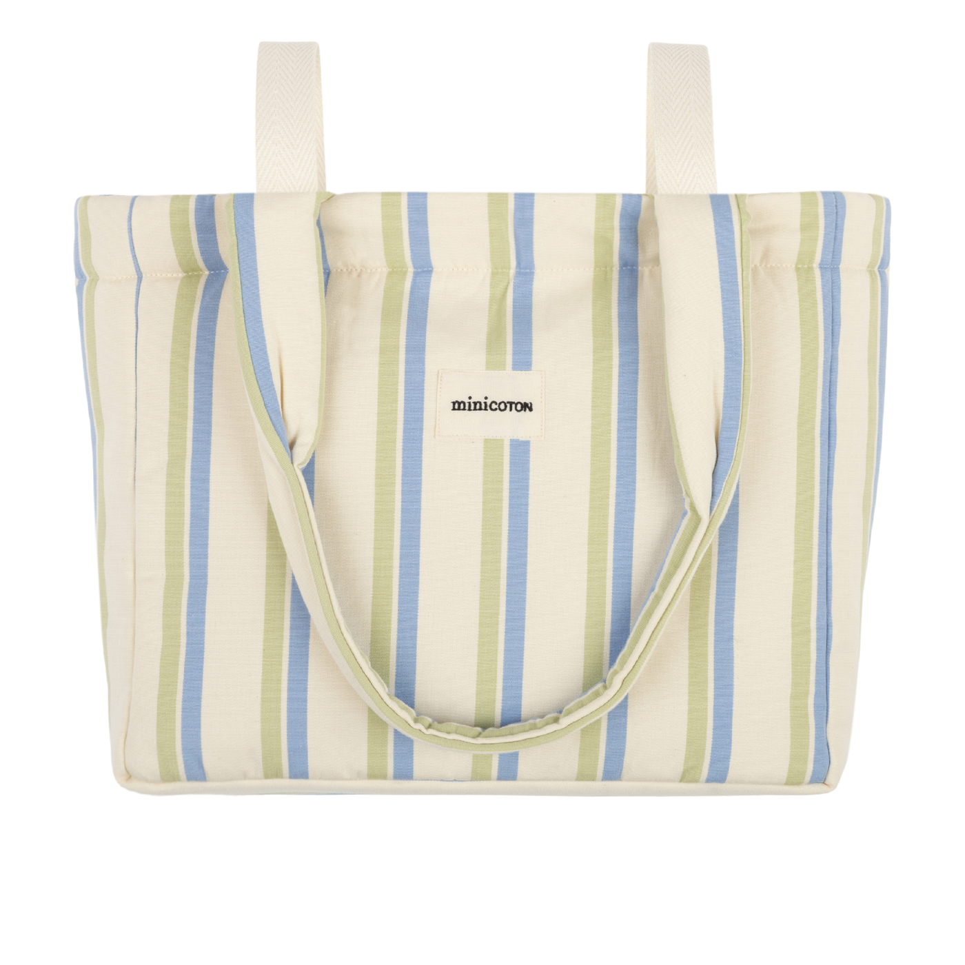 Bolsa Handle Apple + Blue