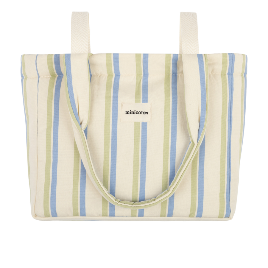 Bolsa Handle Apple + Blue