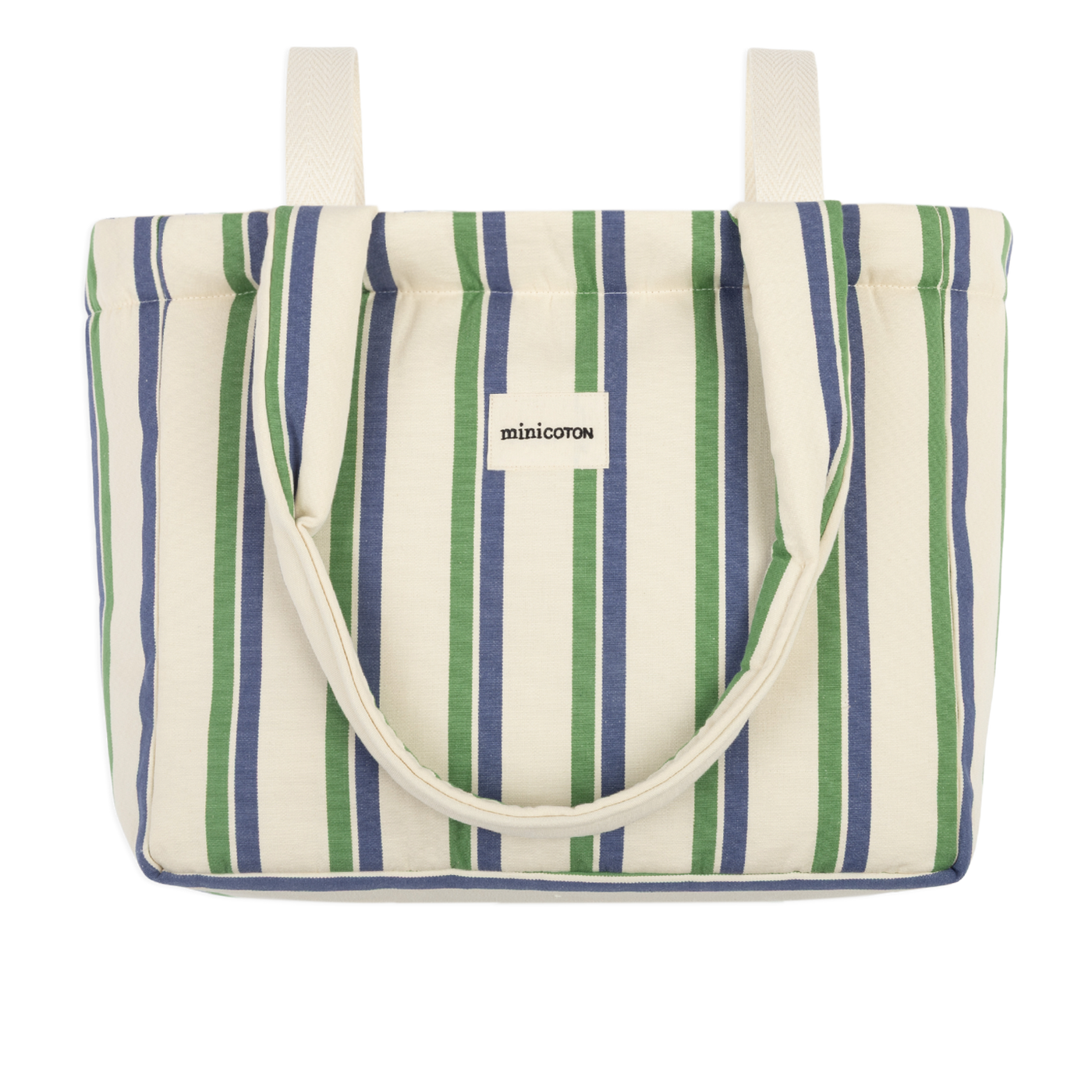 Bolsa Handle Blueberry + Green