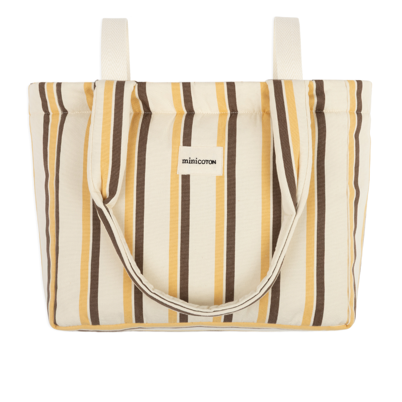 Bolsa Handle Choco + Yellow