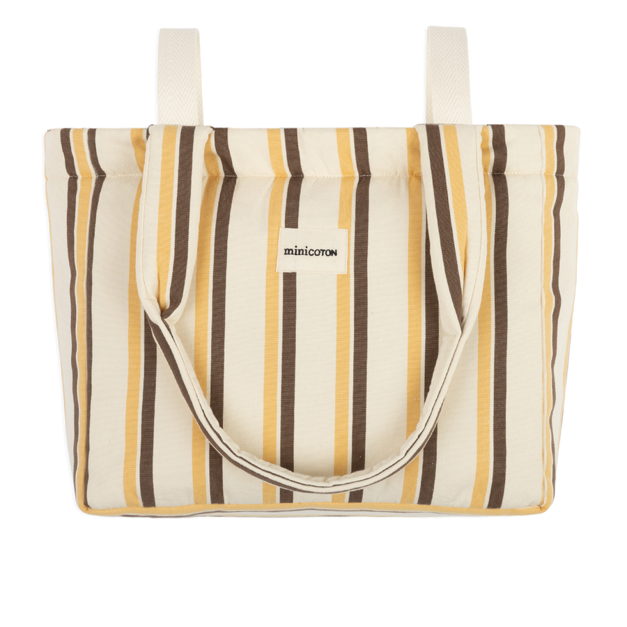 Bolsa Handle Choco + Yellow