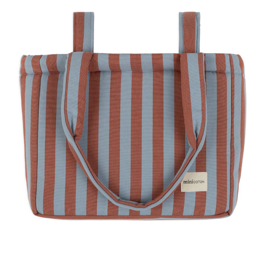 Bolsa Handle Red + Blue