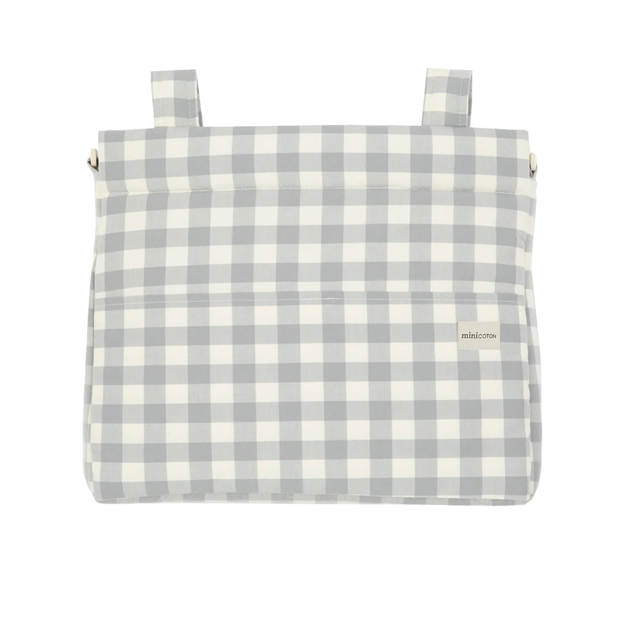 Bolsa Icon Vichy Coton Blue Grey