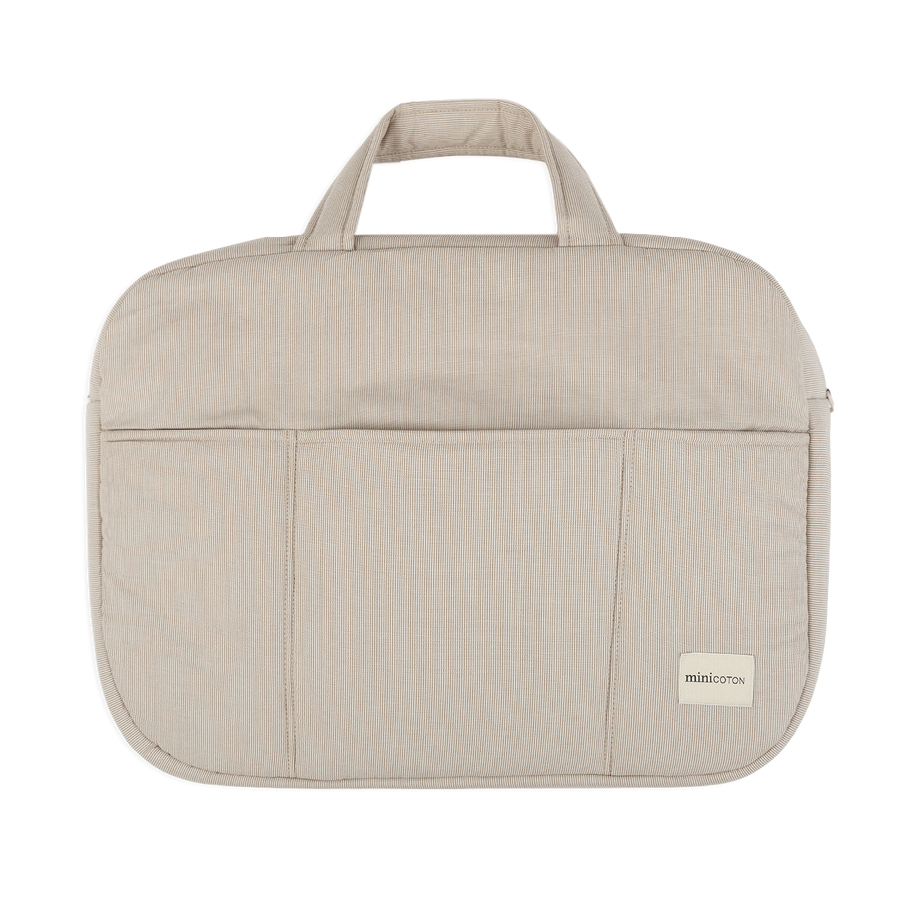 Bolsa Maternidad Beige Stripes