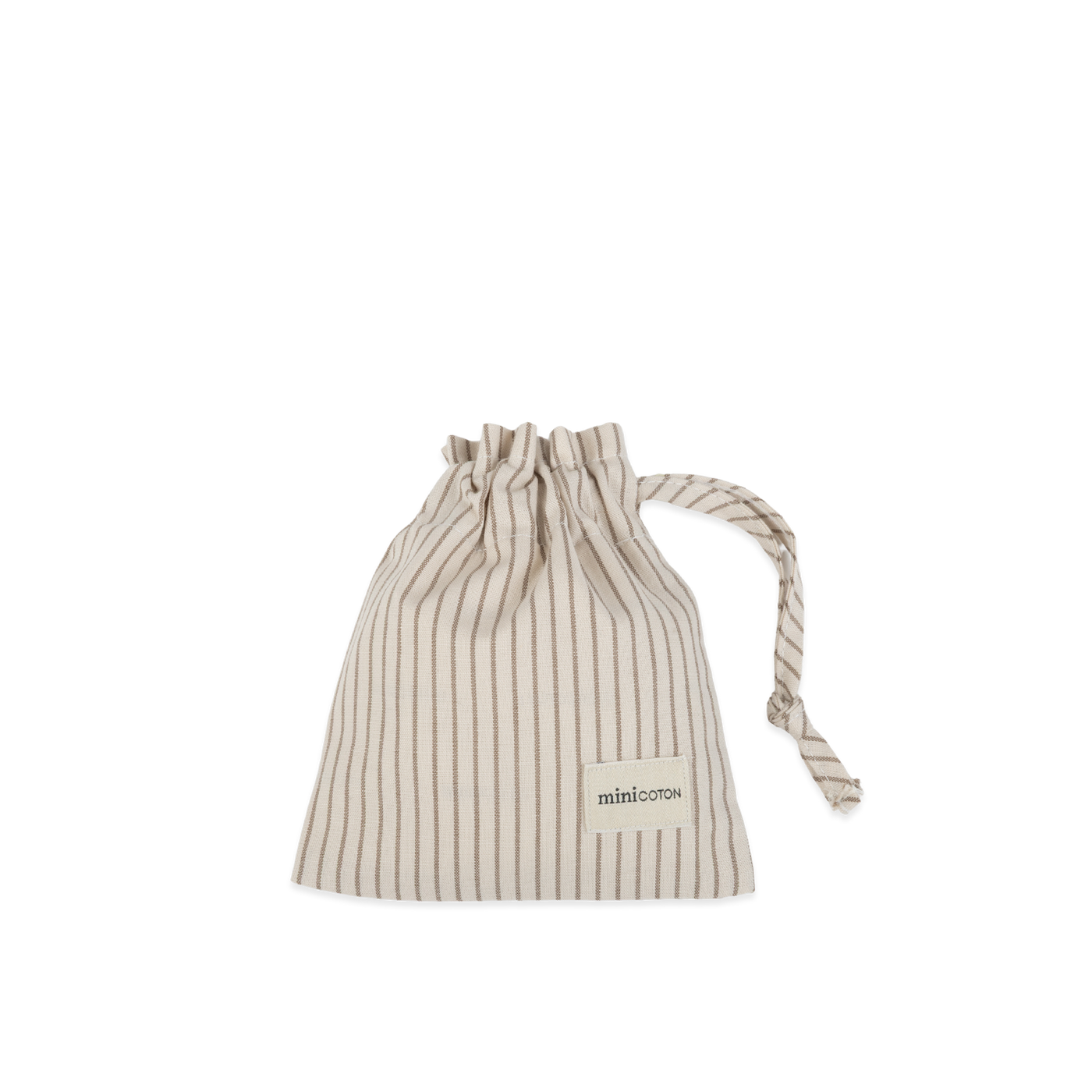 Bolsita Chupete Beige Stripes