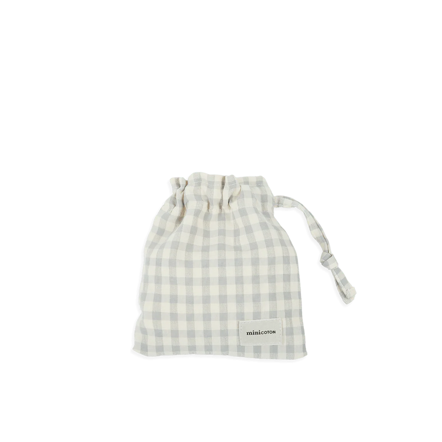Pacifier Bag Vichy Blue